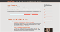 Desktop Screenshot of anrufagent.de