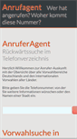 Mobile Screenshot of anrufagent.de
